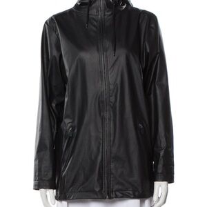 RAINS Black Waterproof Jacket • Minimal Techwear • Unisex S/M